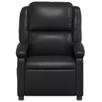 vidaXL Fauteuil de massage inclinable noir - Dossier et repose-pieds réglables pour une relaxation optimale