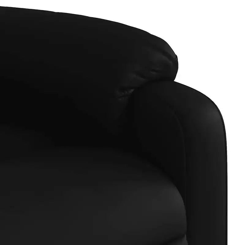 vidaXL Fauteuil de massage inclinable Similicuir noir, métal, contreplaqué, individuel