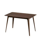 Ensemble de salle à manger Merax 5 pièces de style moderne du milieu du siècle avec 4 chaises rembourrées
