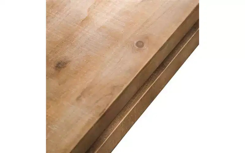 TUYOHW Table basse moderne en bois avec plateau flottant, table de salon rectangulaire élégante, table de canapé industrielle