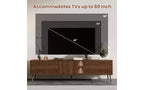 JVNOXK Meuble TV moderne de 178 cm avec rangements, compatible avec les télévisions jusqu'à 80 pouces, idéal pour les salons