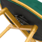 TUYOHW Lot de 2 tabourets de bar pivotants de 80 cm, tabourets de bar de luxe avec base en métal doré et dossier tressé à la main, capacité de 130 kg