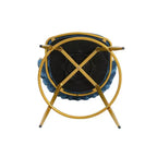 TUYOHW Lot de 2 tabourets de bar pivotants de 80 cm, tabourets de bar de luxe avec base en métal doré et dossier tressé à la main, capacité de 130 kg