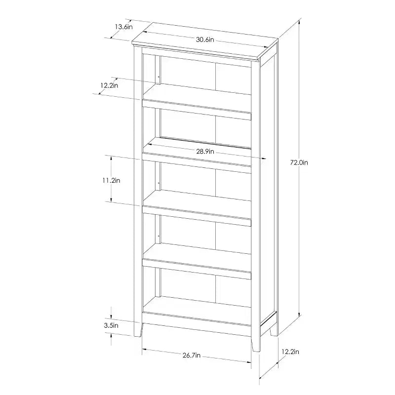 Étagère à 5 tablettes Carson 72 po - Threshold