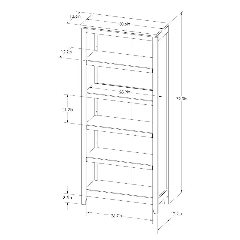 Étagère à 5 tablettes Carson 72 po - Threshold