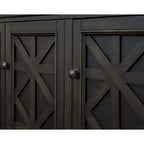 Meuble TV traditionnel Kingston 70" : Style Manoir Anglais, Aucun assemblage requis - Martin Furniture