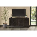 Meuble TV traditionnel Kingston 70" : Style Manoir Anglais, Aucun assemblage requis - Martin Furniture