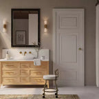 Banc de coiffeuse Carolina Living Diana X avec roulettes doré : similicuir élégant, cadre en métal, forme ronde