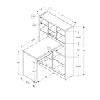 Bureau d'angle blanc Facing - EveryRoom