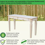 Table Console Java avec 2 Tiroirs Non Finie - International Concepts