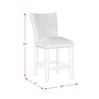 Lot de 2 tabourets de bar hauteur comptoir en velours Céline - Picket House Furnishings
