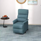 Fauteuil inclinable releveur électrique HOMCOM pour personnes âgées avec télécommande, revêtement en tissu de lin
