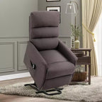 Fauteuil inclinable releveur électrique HOMCOM pour personnes âgées avec télécommande, revêtement en tissu de lin
